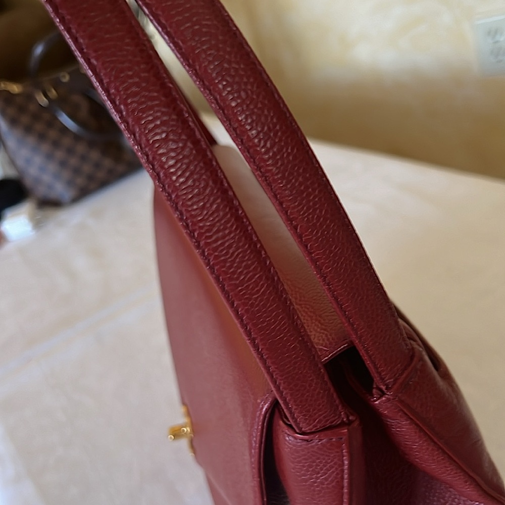 Chanel Envelope Flap Bag dark red - Picture 17 of 17